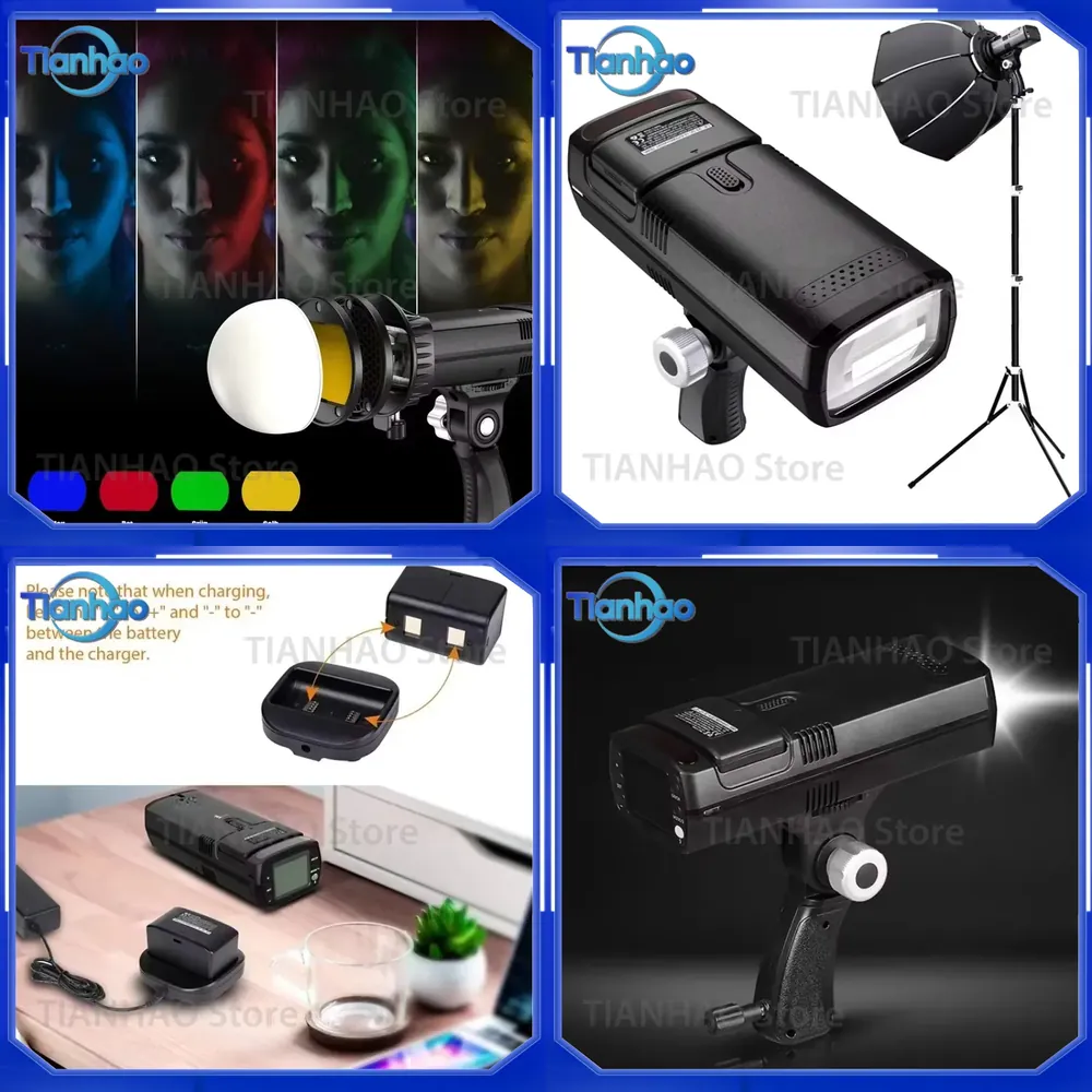 Photography Lighting Kit Portable - Portable Professional F1-200 1/8000s Wireless Flash