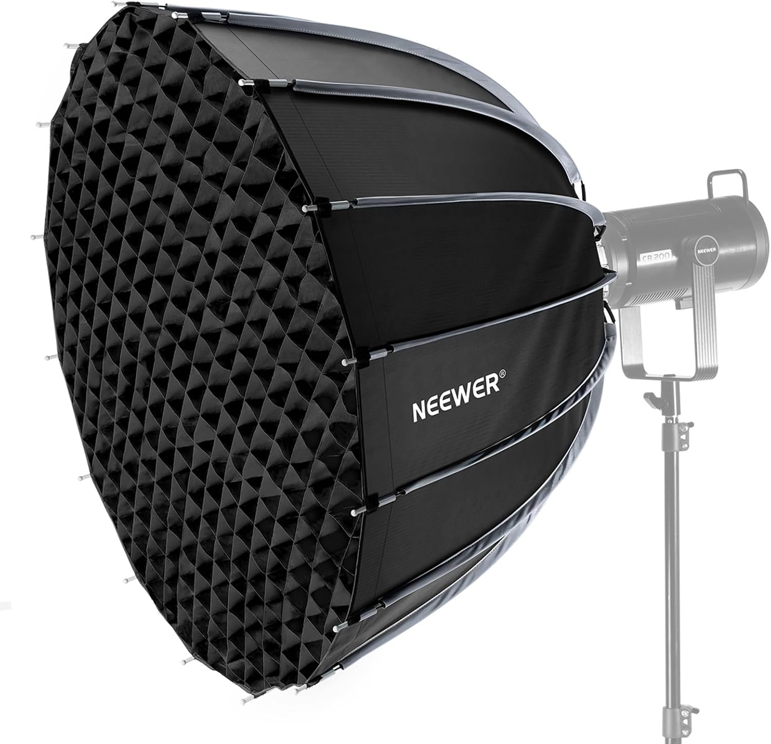 Macro Photography Lighting Kit - Parabolic Softbox with Bowens Mount, 35.4-Inch