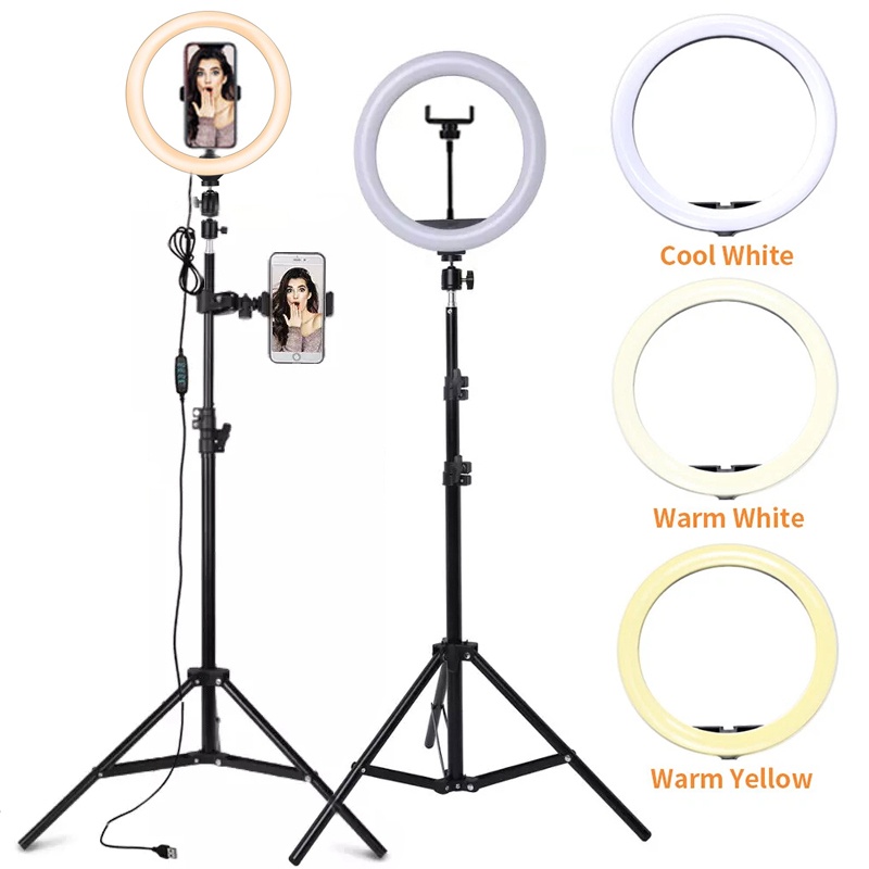 6/10/12 Inch LED Selfie Ring L - Photography Lighting Tent recension och pris