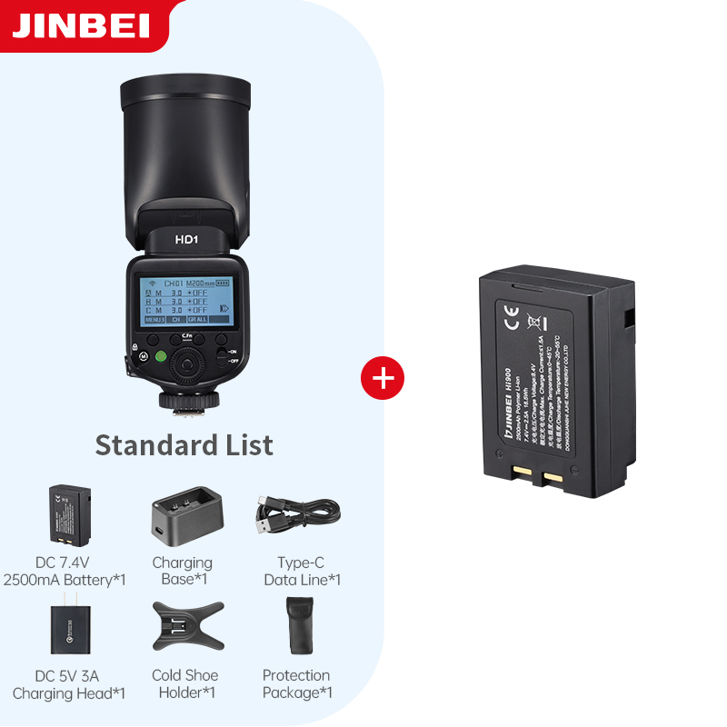 JINBEI HD-1Round-head HSS Spee - Photography Lighting Flash recension och pris
