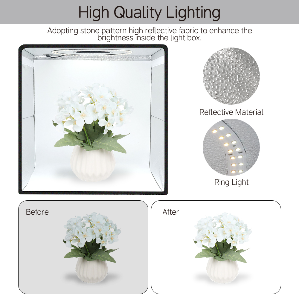 Lightdow Photo Lighting Studio - Photography Lighting Tent recension och pris