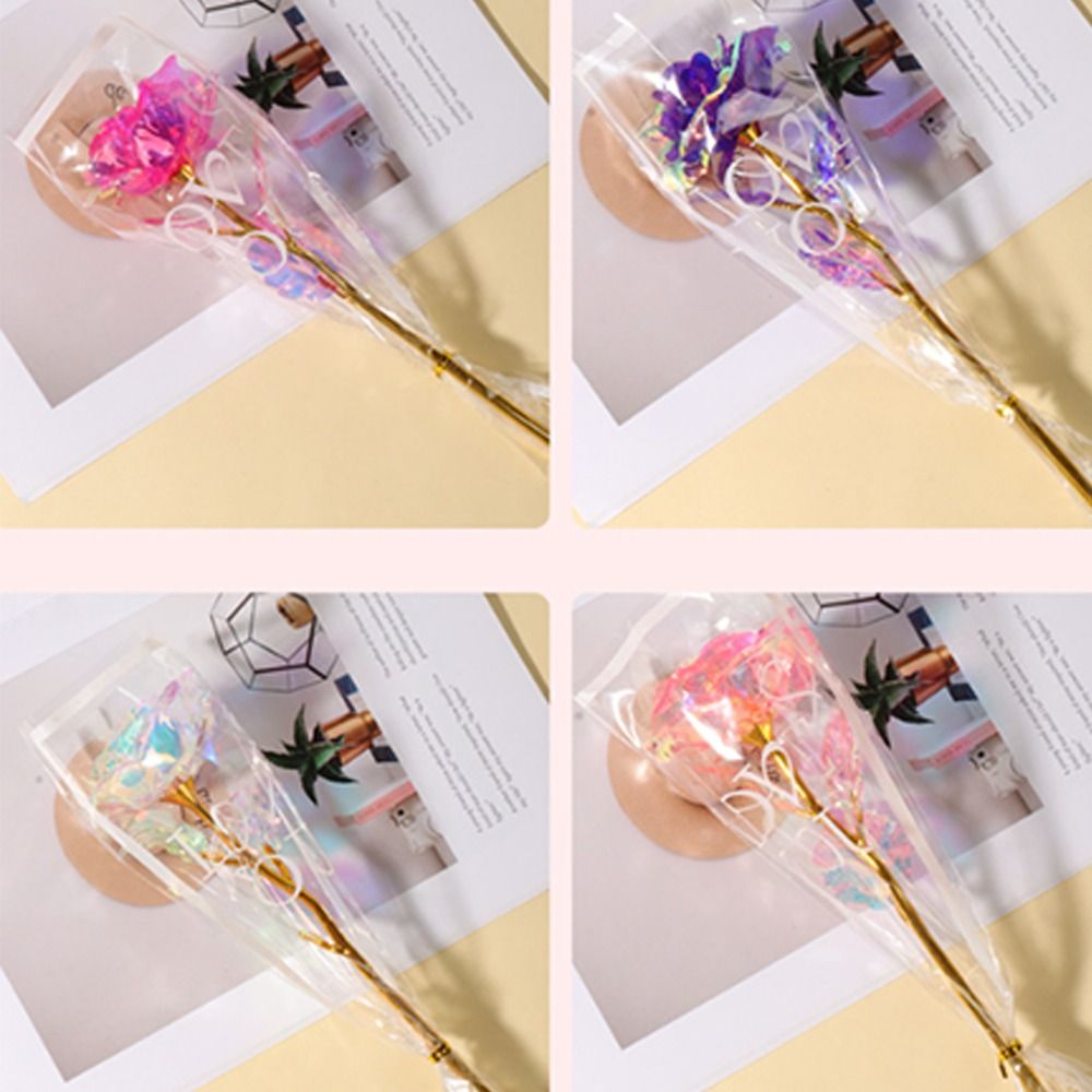 Glowing Gold Foil Rose Flower  - Photography Artificial Lighting recension och pris