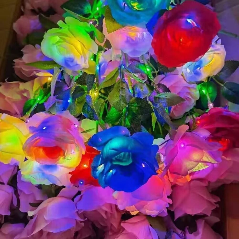 Glowing Artificial Rose Flower - Photography Artificial Lighting recension och pris