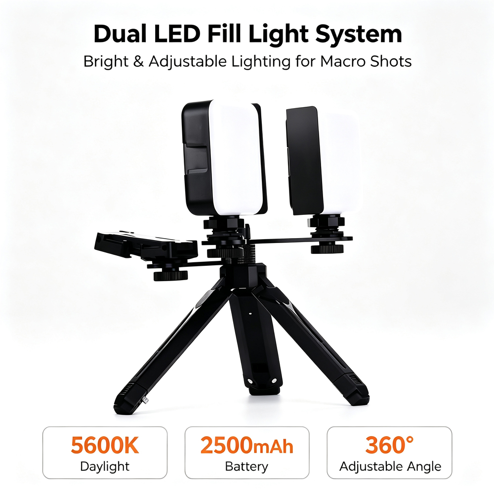 LODDEN Bluetooth Dental Fill L - Photography Lighting Flash recension och pris