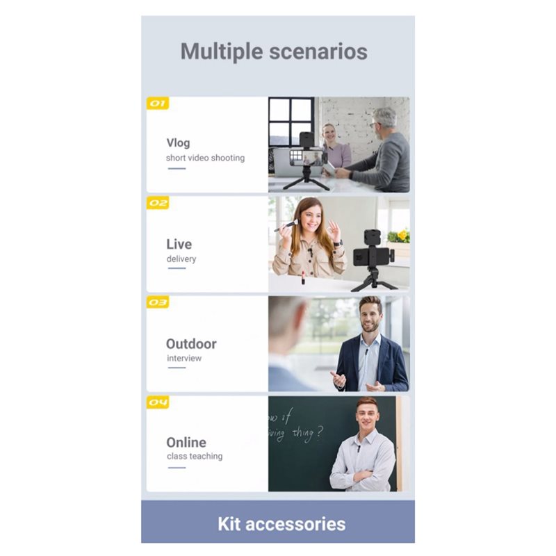 B29C-Portable Smartphone Video - Photography Lighting Kit Portable recension och pris