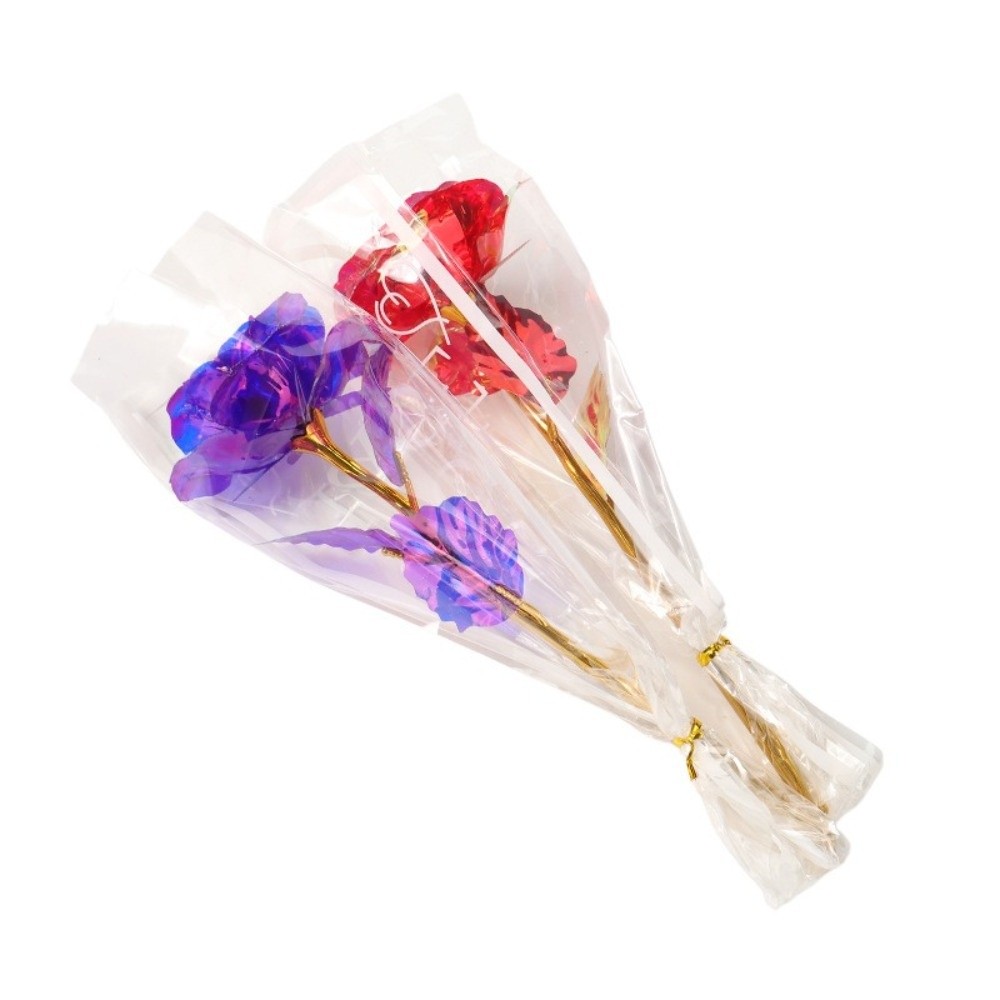 Glowing Gold Foil Rose Flower  - Photography Artificial Lighting recension och pris