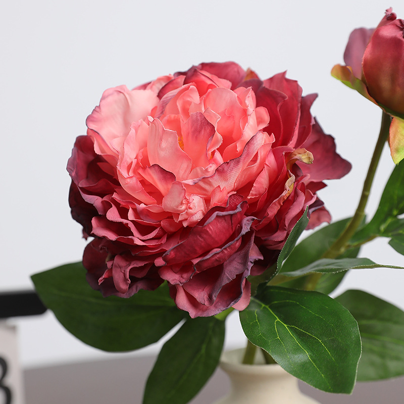 1PC Retro 2 Head Peony Simulat - Photography Artificial Lighting recension och pris