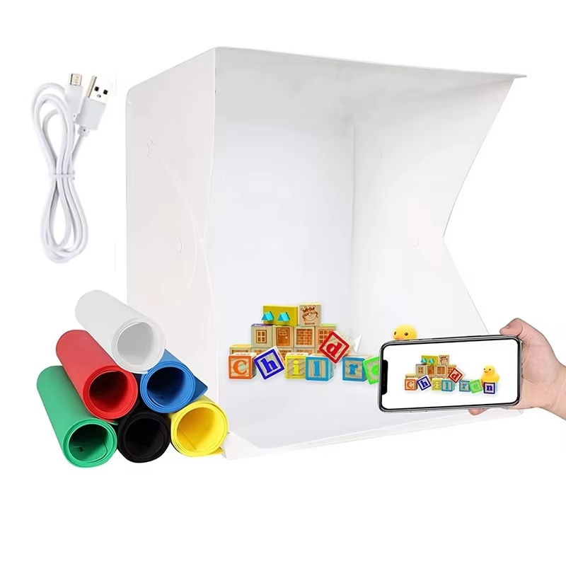 Folding Lightbox Portable Phot - Macro Photography Lighting Kit recension och pris