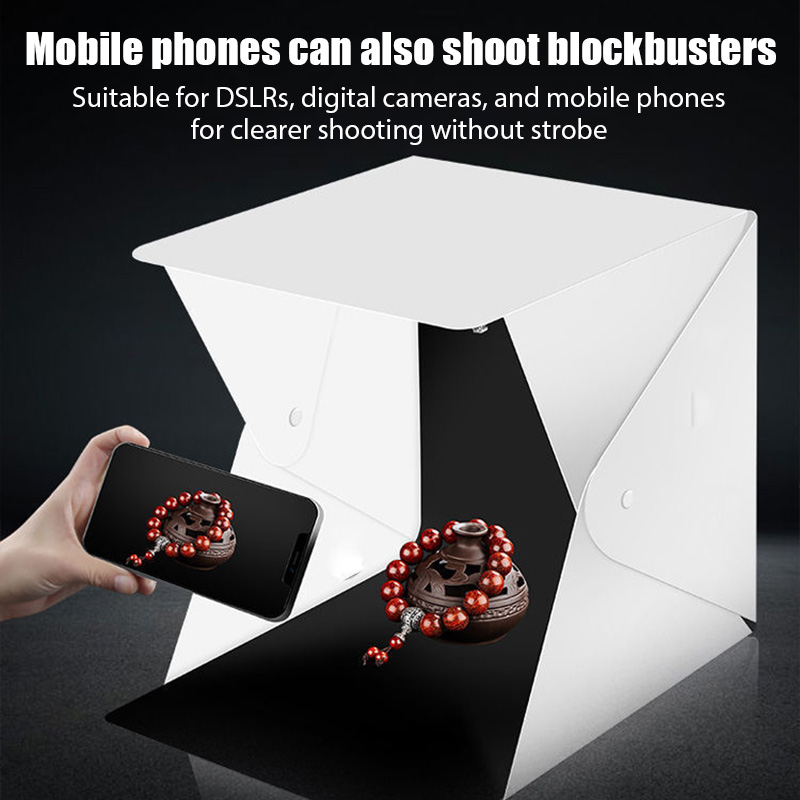 Folding Lightbox Portable Phot - Macro Photography Lighting Kit recension och pris