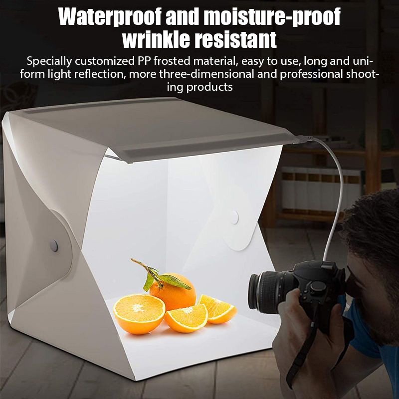 Folding Lightbox Portable Phot - Macro Photography Lighting Kit recension och pris