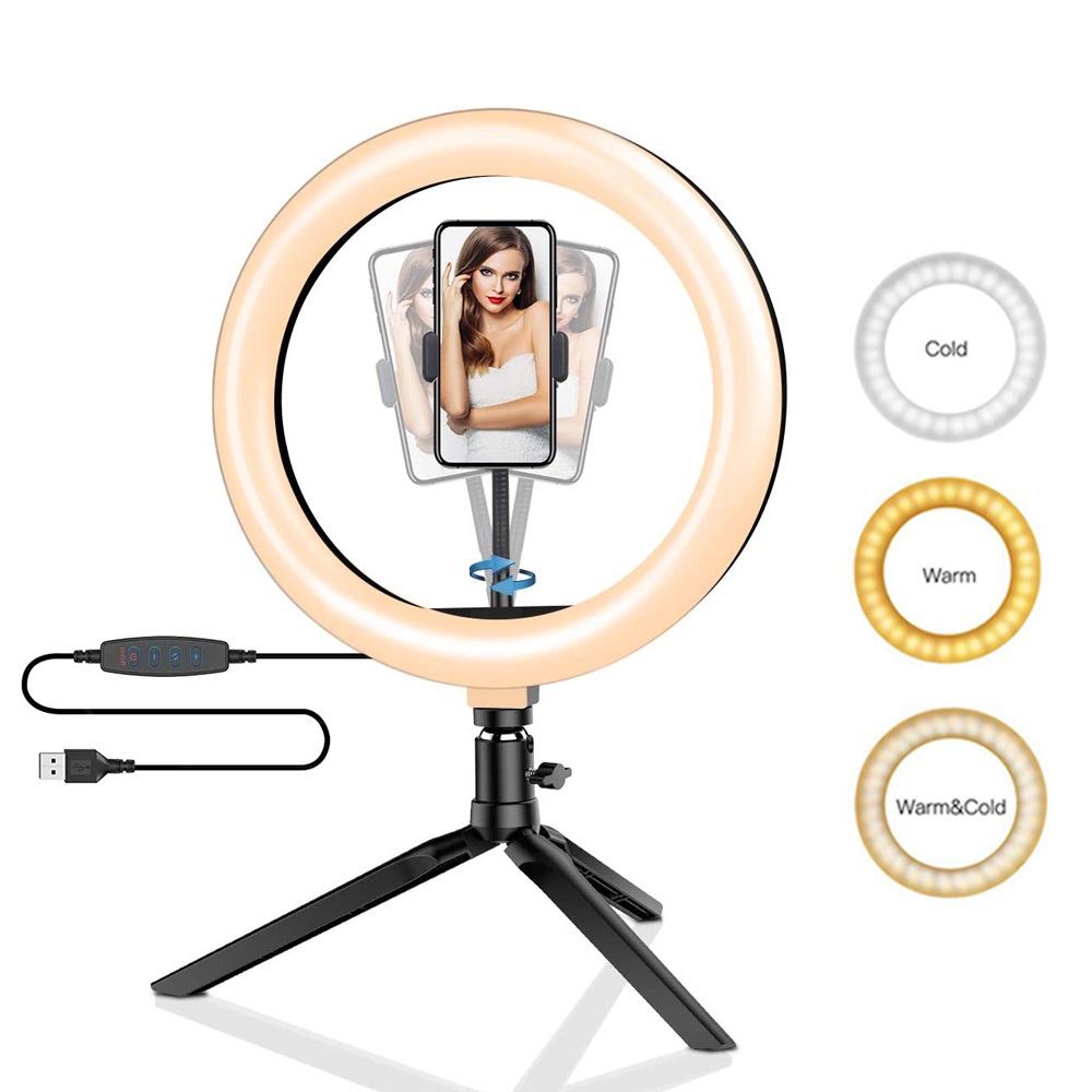 26cm 10 inch Led Ring Selfie L - Macro Photography Lighting Kit recension och pris
