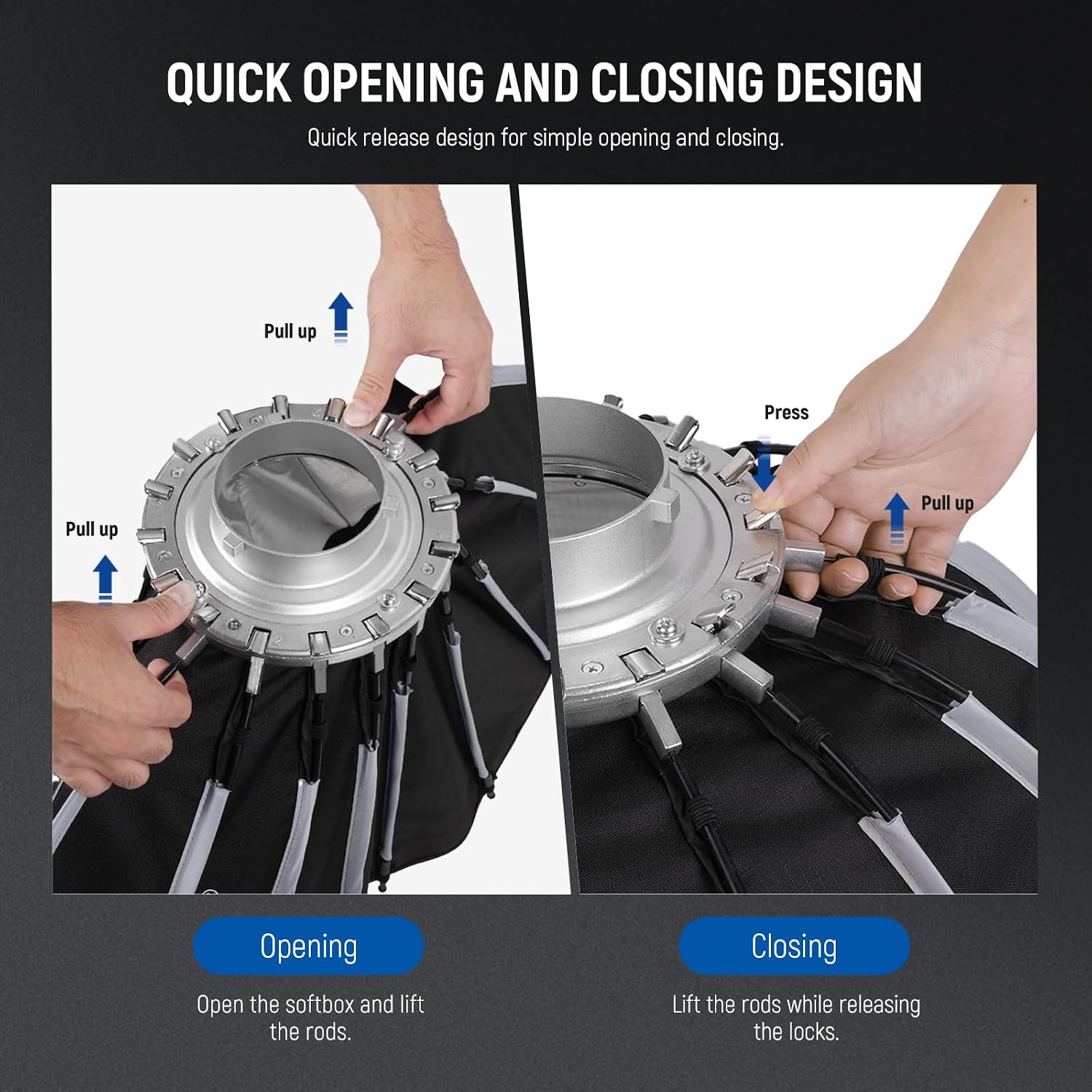 Parabolic Softbox with Bowens  - Macro Photography Lighting Kit recension och pris